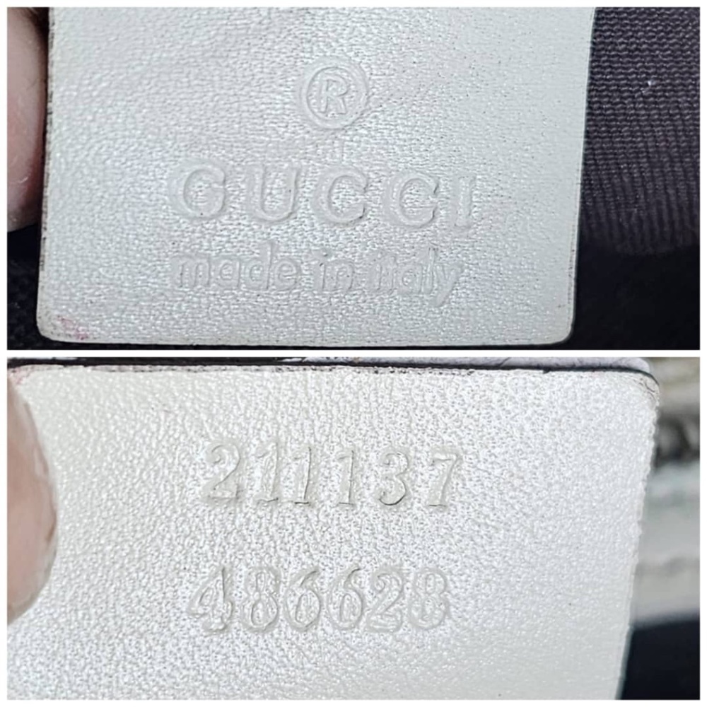 Authentic Gucci Gg Monogram Tote Bag Beige/Cream - Picture 8 of 14